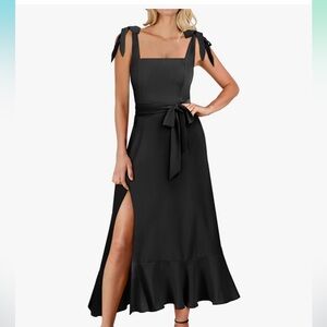 Elegant Black Sleeveless Dress